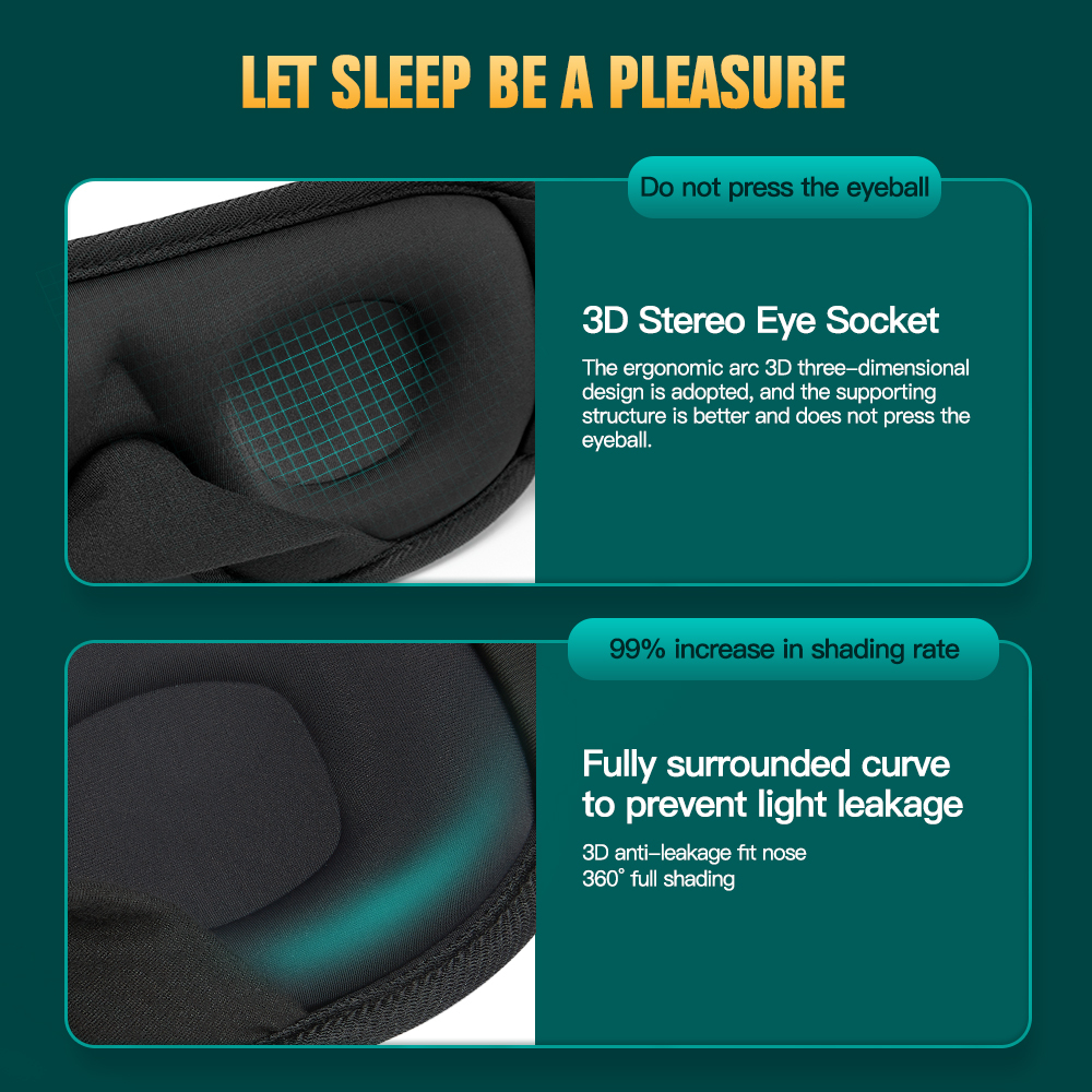 Comfortable 3D Sleeping Mask 9